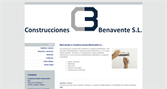Desktop Screenshot of construcciones-benavente.com
